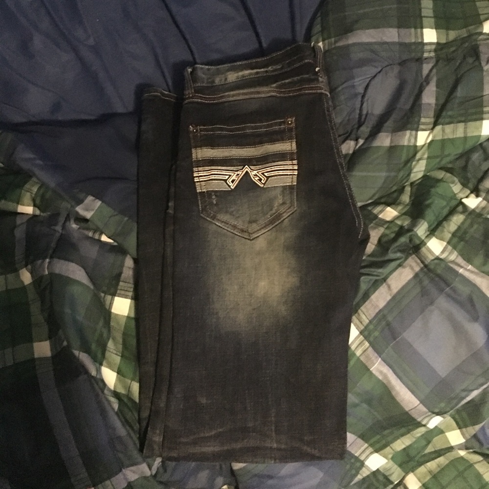 American fighter jeans